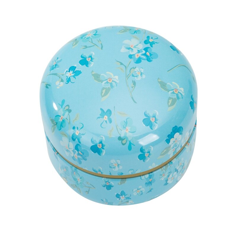 Japanse Stijl Bloem Rose Thee Box Ronde Vorm Blik Opbergdoos Candy Cookie Container Thee Jar Blikjes Case