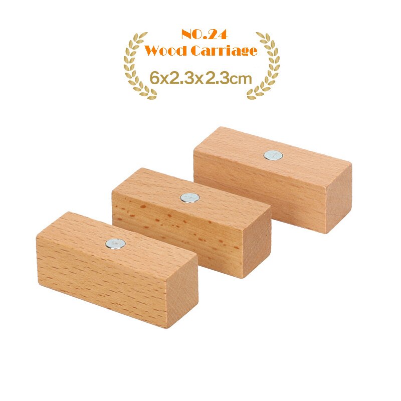 1PC di trasporto di Legno del Treno Magnetico Camion di Legno Accessori Giocattoli per I Regali Dei Bambini Fit Ferrovia Biro Tutte Le Marche Tracce Di Legno: 24