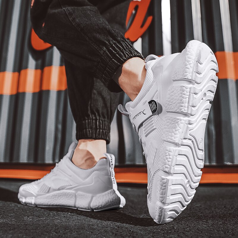 Herresko casual mænd sneakers fritidssko herre åndbare sneakers til mænd stor størrelse herre sneakers zapatos hombre