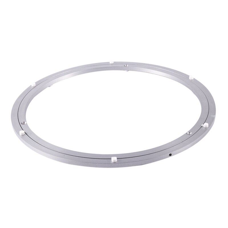 Aluminium Rotating Turntable Bearing Swivel Plate 18 Inch Silver