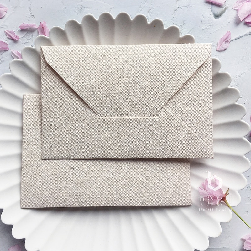 20pcs/lot Thicken Envelopes Cotton Linen Texture Series Stationery Paper Craft for Wedding Planner Invitate Letter