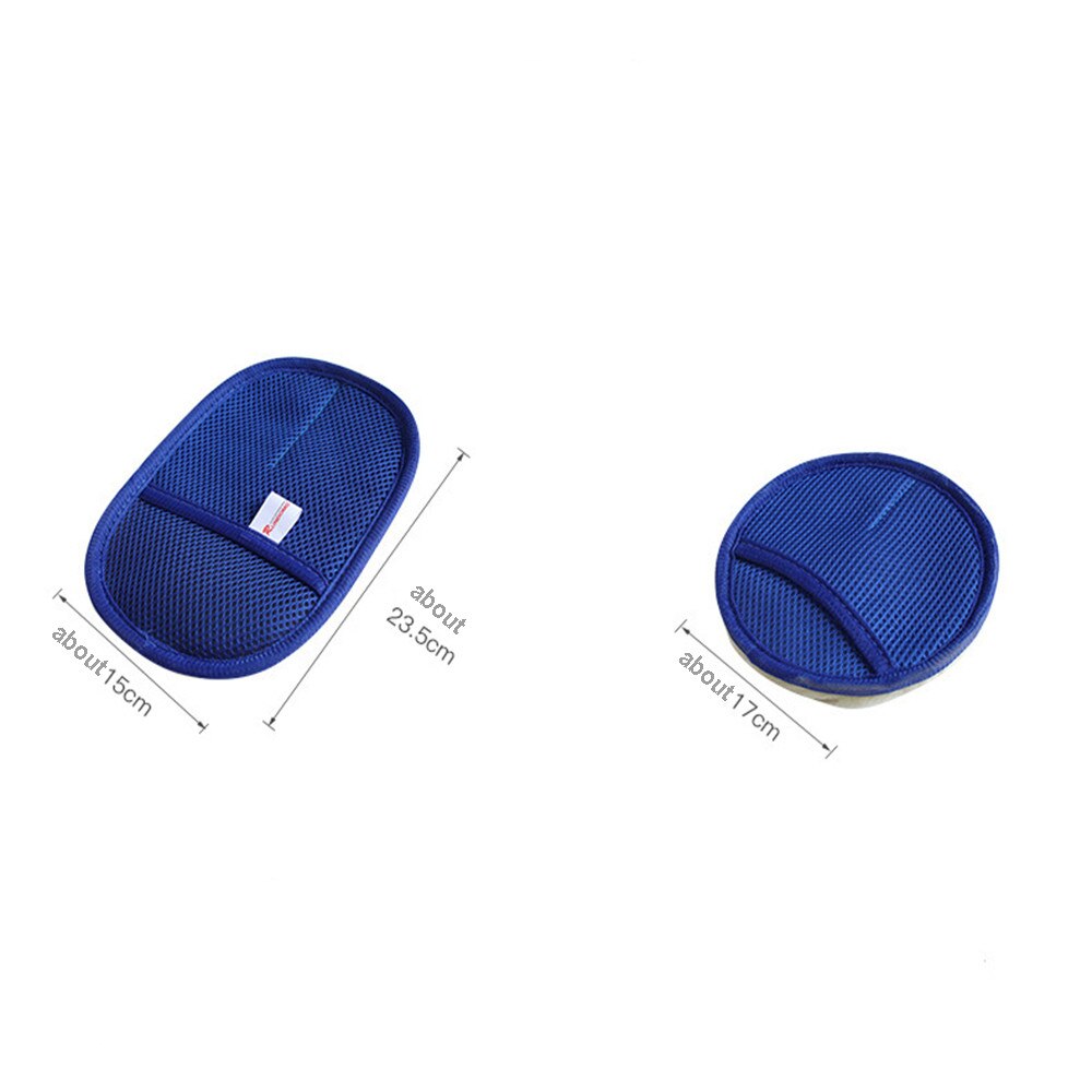 de lavado de coches limpieza esponja limpiador de vidrio onda azul lavado de coches triangular accesorios de coche