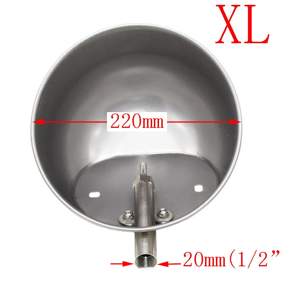 1 Pcs 304 Stainless Steel Pig Drinking Water Bowl Drinking Water Tank Piglets Automatic Drinking Fountains Pig Feeder Equipment: XL