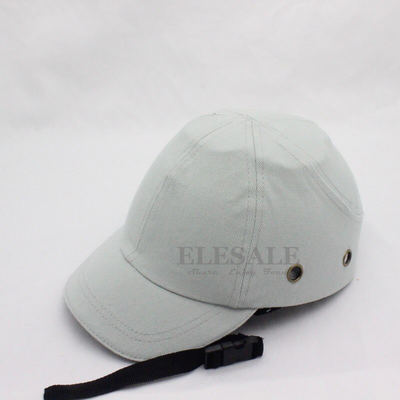 Safety Baseball Bump Cap Hard Hat Safety Helmet ABS Protective Shell EVA Pad For Work Safety Protection: Silver gray