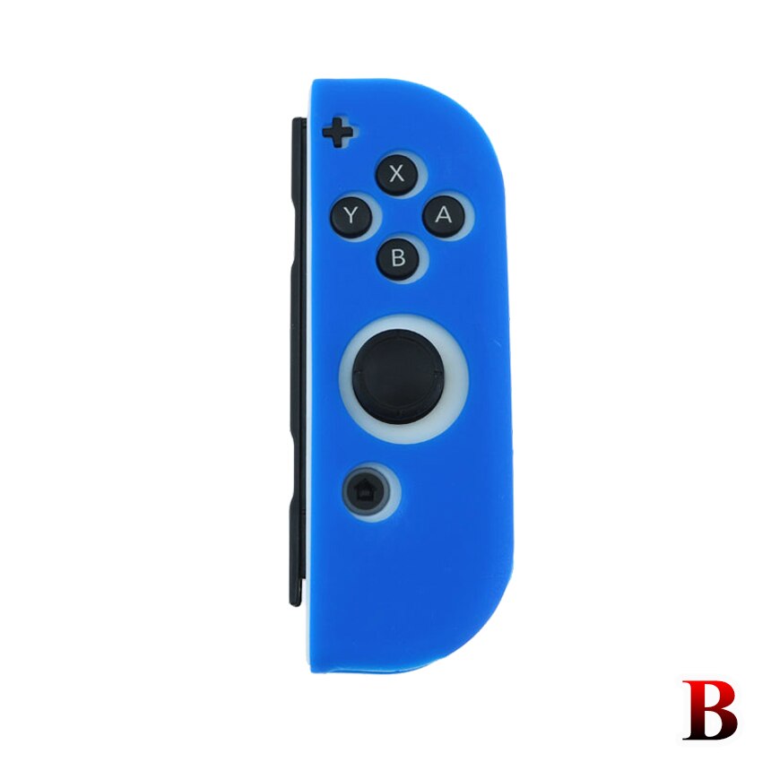 Yuxi 18 Kleur Rechts Zachte Siliconen Cover Voor Nintend Schakelaar Rood Groen Geel Blauw Siliconen Beschermhoes Voor Nintend Accessoires