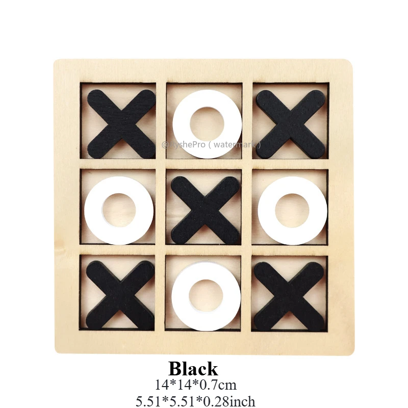 Tick Tac Zehe Holzbrettspiel für klassisches Familienspiel Kinderpuzzle Xo Schachblöcke Spiele Demenzaktivitäzehn für Senioren: Grün