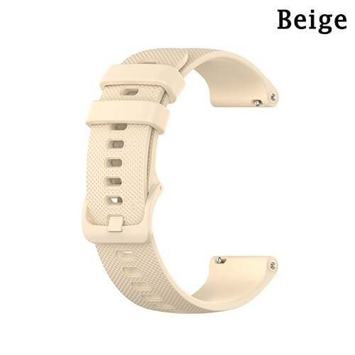 Horloge Wrist Band Voor Garmin Venu Sq 2 Plus Smart Polsband Voor Garmin Vivomove Sport/Venu/Vivoactive3 siliconen Armband Riem: Beige