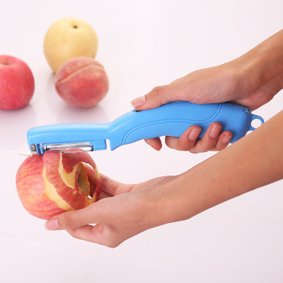 Elektrisk frugt grøntsag æbleskræller til kniv kartoffelskræller gulerodsskæremaskine køkkengadgets batterier medfølger ikke: Default Title