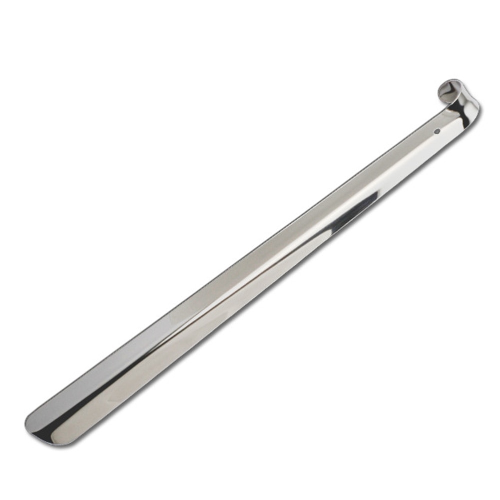 Calzador de acero inoxidable, herramienta para cuchara, , de tacón alto, duradero, Universal, de mango largo, elevador de zapatos