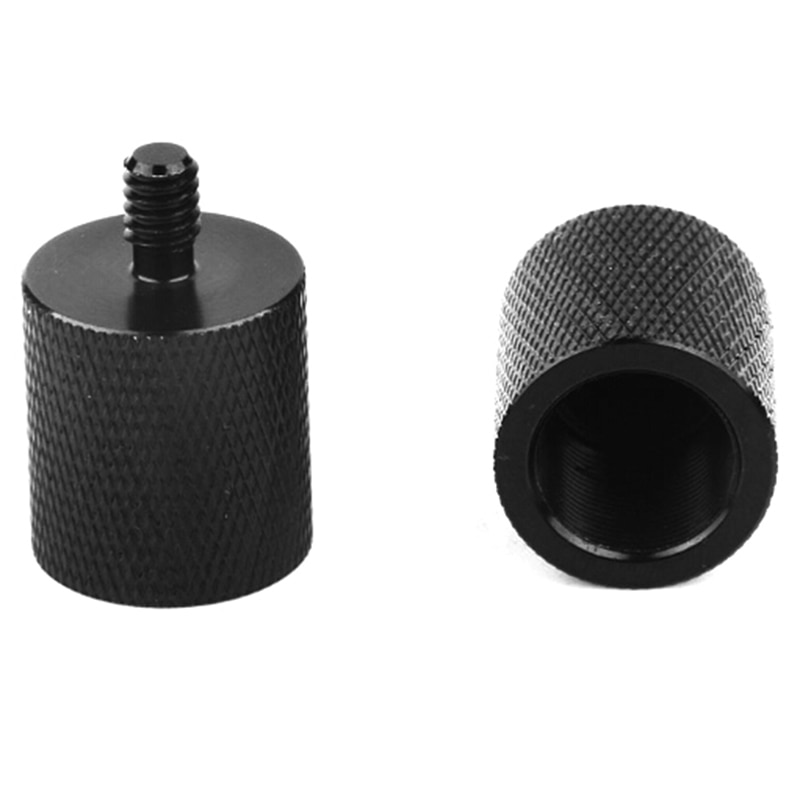 Aluminium Draad Adapter Microfoon Stand 5/8 "27 Female Naar 1/4" 20 Mannelijke Camera Niveau Statief Adapter Mic converter
