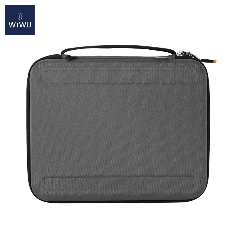 WiWU – sac à main en cuir pour tablette et ordinateur portable, sacoche antichoc pour iPad Pro 12.9 11, iPad mini 6: GRAY / IPad Pro 12.9