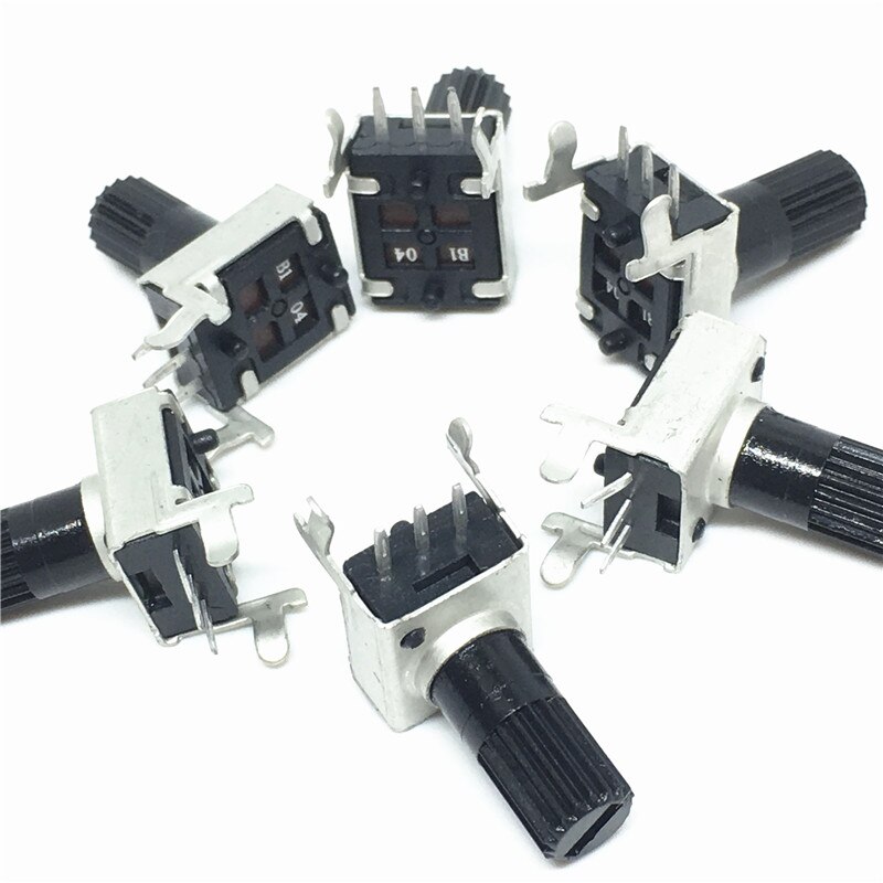 10 stks x RV09 verticale 12.5mm As 5 k 10 k 50 k 100 k 0932 Verstelbare Weerstand 9 type 3Pin Seal Potentiometer
