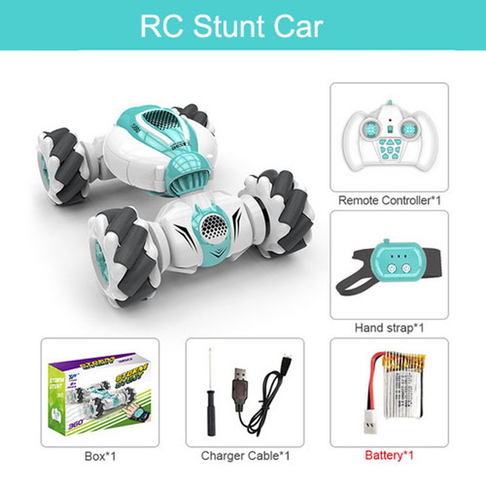 Elektrische Gebaar Sensing Rc Stunt Auto Drift Vervorming Rc Auto 360 ° Off-Road Speelgoed Sensing Rc Stunt Auto drift Vervorming Rc Auto