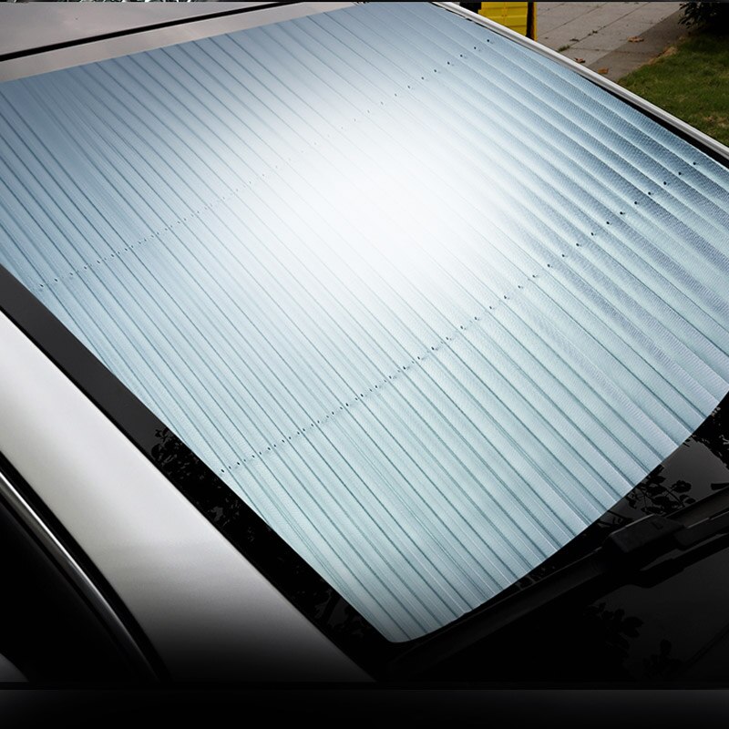 Universal bilrude solskærm bilafdækning gardin biler parasol auto forrude dæksel tilbehør til interiør