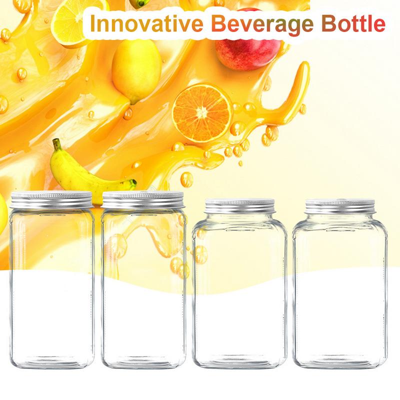 Grote Capaciteit 500ML Innovatieve Food Grade Plastic Fles Drank Sap Koude Thee Fles Drinken-ware Water Fles