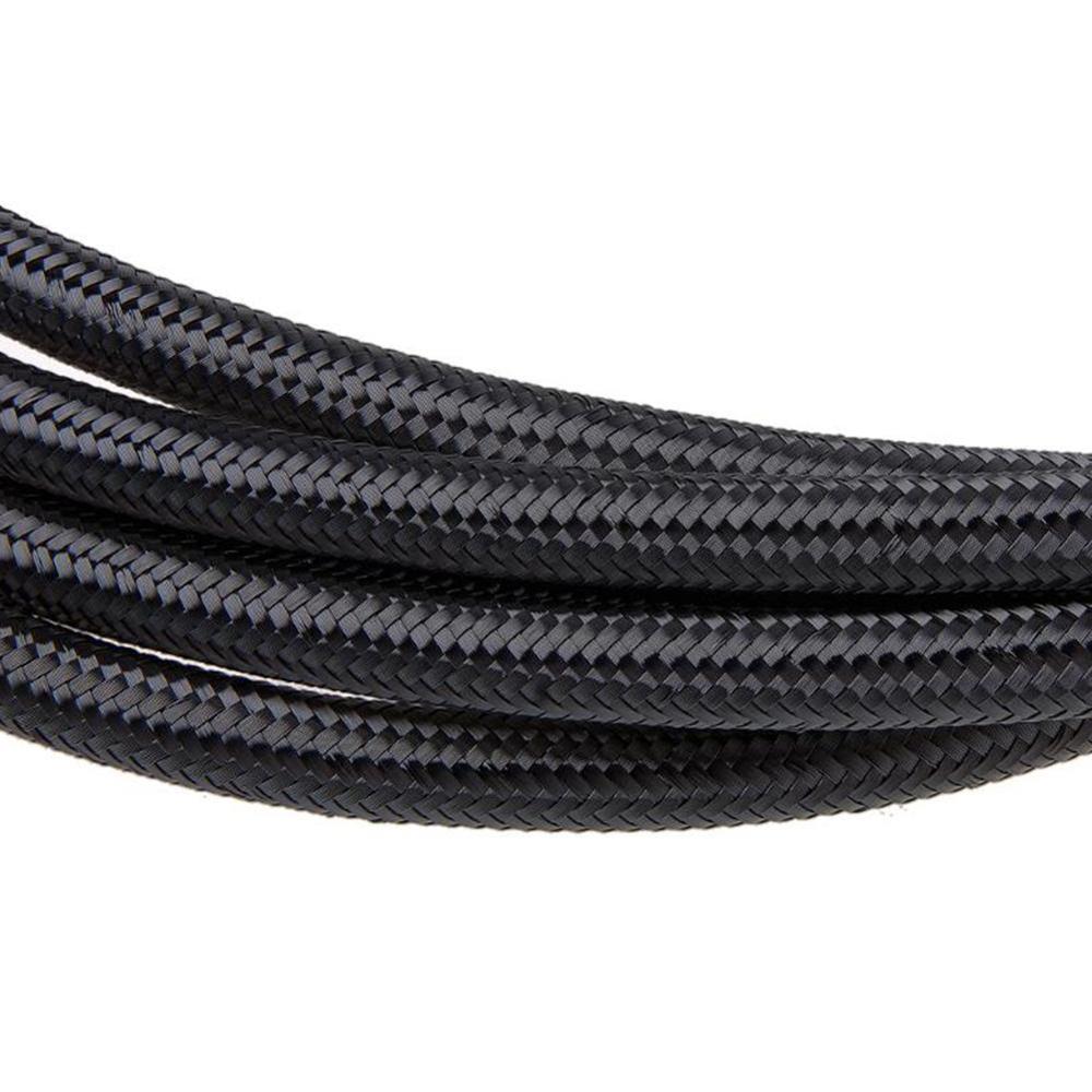 4/6/8/10N Fire Resistant Black Nylon Woven Mesh Tube Pet Extension Hose Armoured Tubing Electric Wire Conduit Expansion Hose