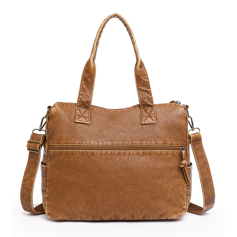 Bolsos Vintage de exclusivo para mujer, bolso Retro de gran capacidad, bandolera de hombro a la