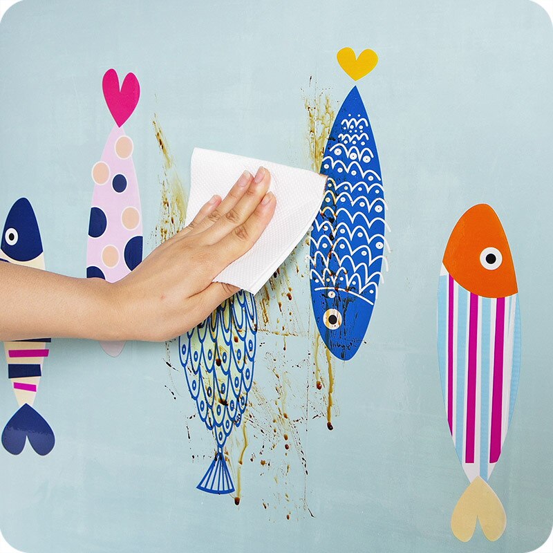 Keuken oliebestendige waterdichte sticker zelfklevend hittebestendig keukenachterwand tegelsticker doe-het-zelf anti-olie behangplaksel