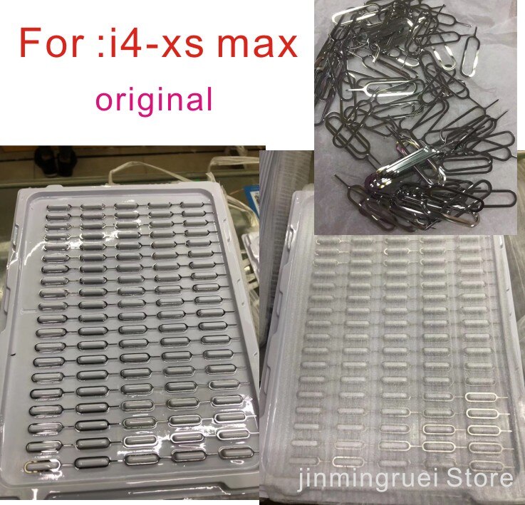 10 stk / lot sim-kort bakke fjernelse fjerner skubbenål nål nøgleværktøj til iphone xs xr max 7 6s 6 plus 5 5s se 5c 4 4s
