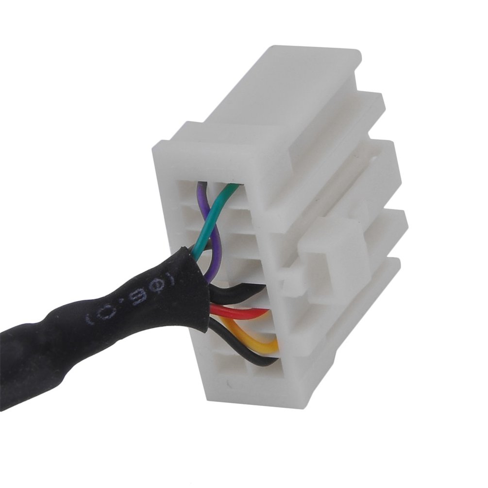 Car Vehicles 3.5mm Mini Jack AUX MP3 Audio Music Interface Adapter Universal Fit For Mazda