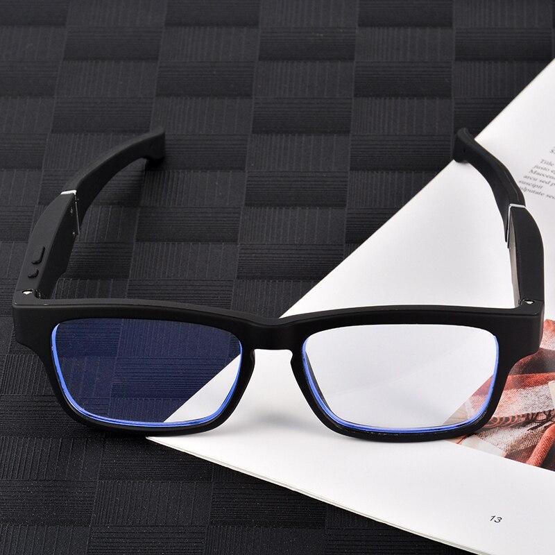 T1 flade briller trådløst bluetooth-headset 5.0 binaural mini-opkald mobiltelefon universelle smarte briller