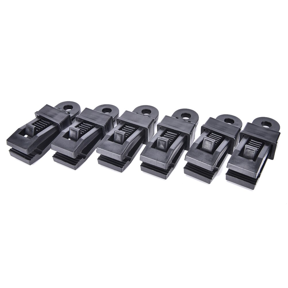 6 stuks tenten luifel wind touw klem luifels buiten kamperen plastic clip clip tenten luifel accessoires