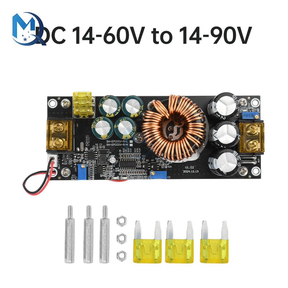 1800W 40A Boost Power Module DC-DC Boost Converter Constant Voltage Constant Current Adjustable Voltage Converter: Orange
