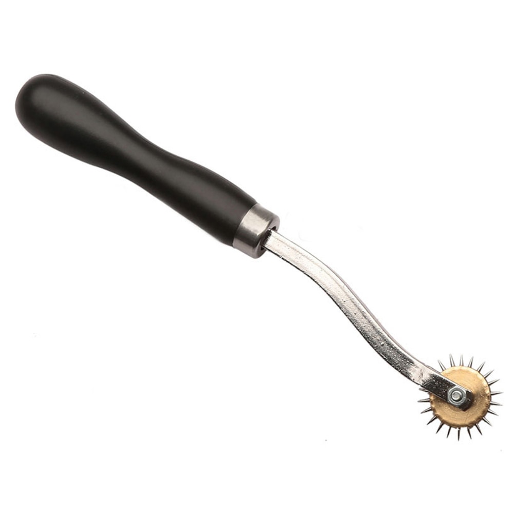 DIY Leather Craft Spacer Embossing Leather Punch Tool Scribing Wheel for Leather Craft Durable Leather Craft Spacer Working Tool