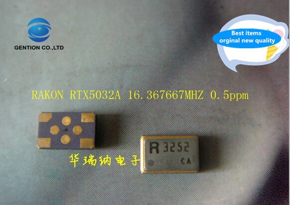5 pièces 100%  et cristal gps compensé en température d'origine 0.5 ppm haute précision rakon 5032 16.367 mhz 16.367667 mhz
