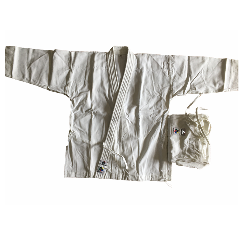 WKF approved Karate GI Karate Uniform 10 Oz . Long Sleeve 100% Cotton