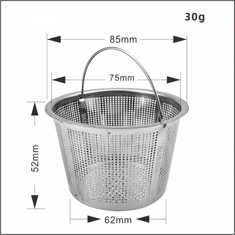 Colador de fregadero, filtro de rejilla para fregadero de cocina, filtro de orificio de drenaje de acero inoxidable, protección de malla contra obstrucciones, accesorios de cocina