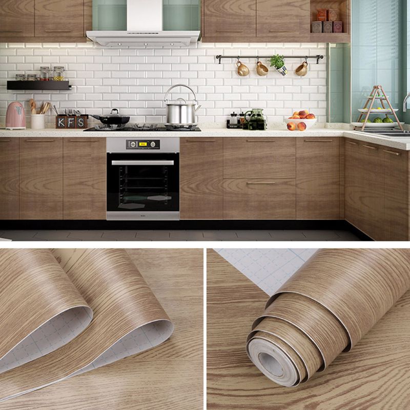 Bois Peler et Coller Stickers Muraux Papier Décoratif Film Auto-Adhésif pour Meubles En Bois Véritable Sensation Tactile Surfaces: 1