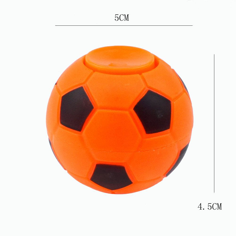 2pcs/lot 5CM*4.5CM Soccer Footable Fidget Spinner Plastic Ball Hand Spinner Reduce Stress and Increase Attention Toy