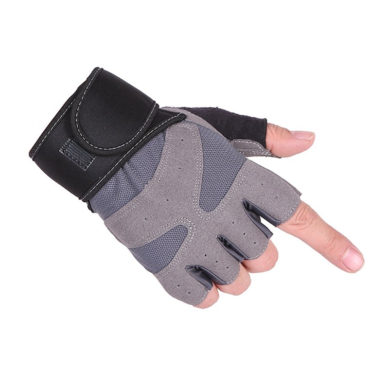 Gym Handschoenen Fitness Gewichtheffen Handschoenen Body Building Training Sport Oefening Sport Workout Handschoen voor Mannen Vrouwen: H / M