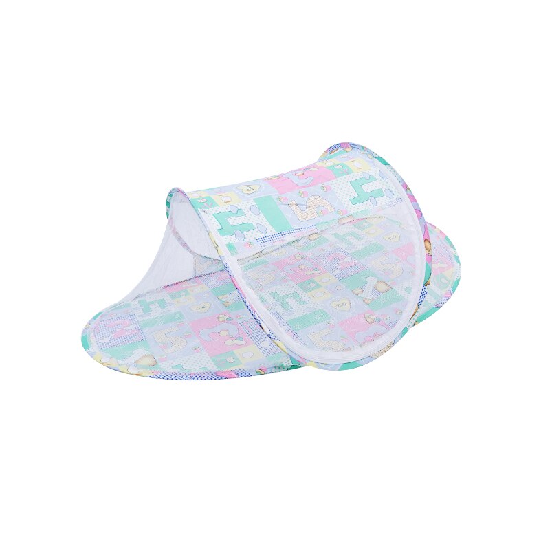 2020 novas redes mosquiteiras para crianças dos desenhos animados do bebê barco tipo zíper cortina multi função dobrável berço rede: green