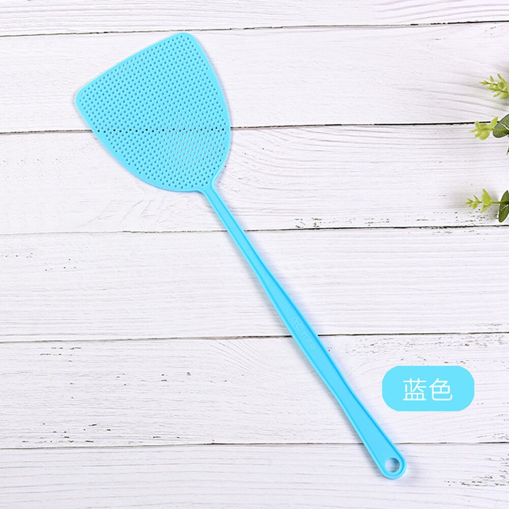 Producto ! Matamoscas Manual de plástico Flexible Swat para Control de moscas con mango largo: Azul