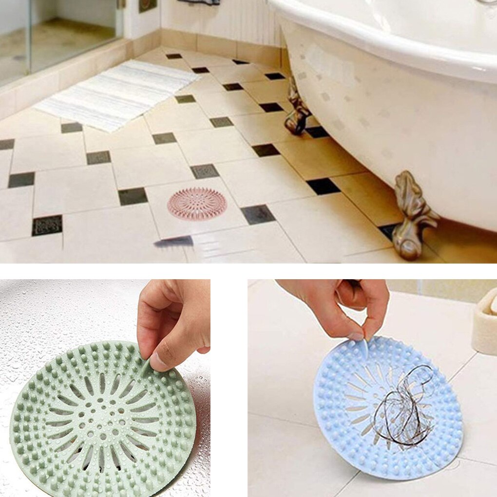 TPR évier égout filtre sol Drain crépine eau cheveux bouchon bain receveur douche couverture cuisine salle de bain Anti sabot