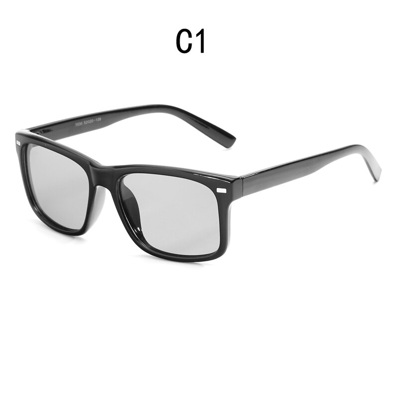 Polariseret fotokromisk vandringssolbrille vindtæt beskyttelsesbriller skifte farve mænd, der kører polaroid solbriller driverbriller  uv400: 12- kpb 1030-c1