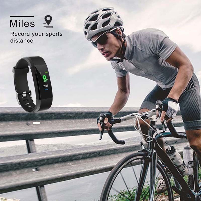 Outdoor Fitness Apparatuur Polshorloge Unisex Hartslagmeter Bloeddruk Fitness Tracker Smartwatch voor Sport