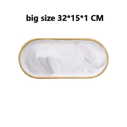 Vassoio Portaoggetti In Acciaio Inox Ovale - Organizer Per Gioielli, Cosmetici E Accessori