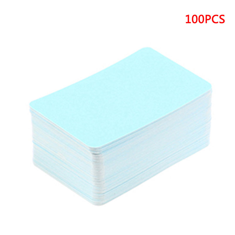 100Pcs Leere Spielkarte Hard Papier Karton DIY Postkarte Handgemachte Tapete Nachricht Für Bord Spiel