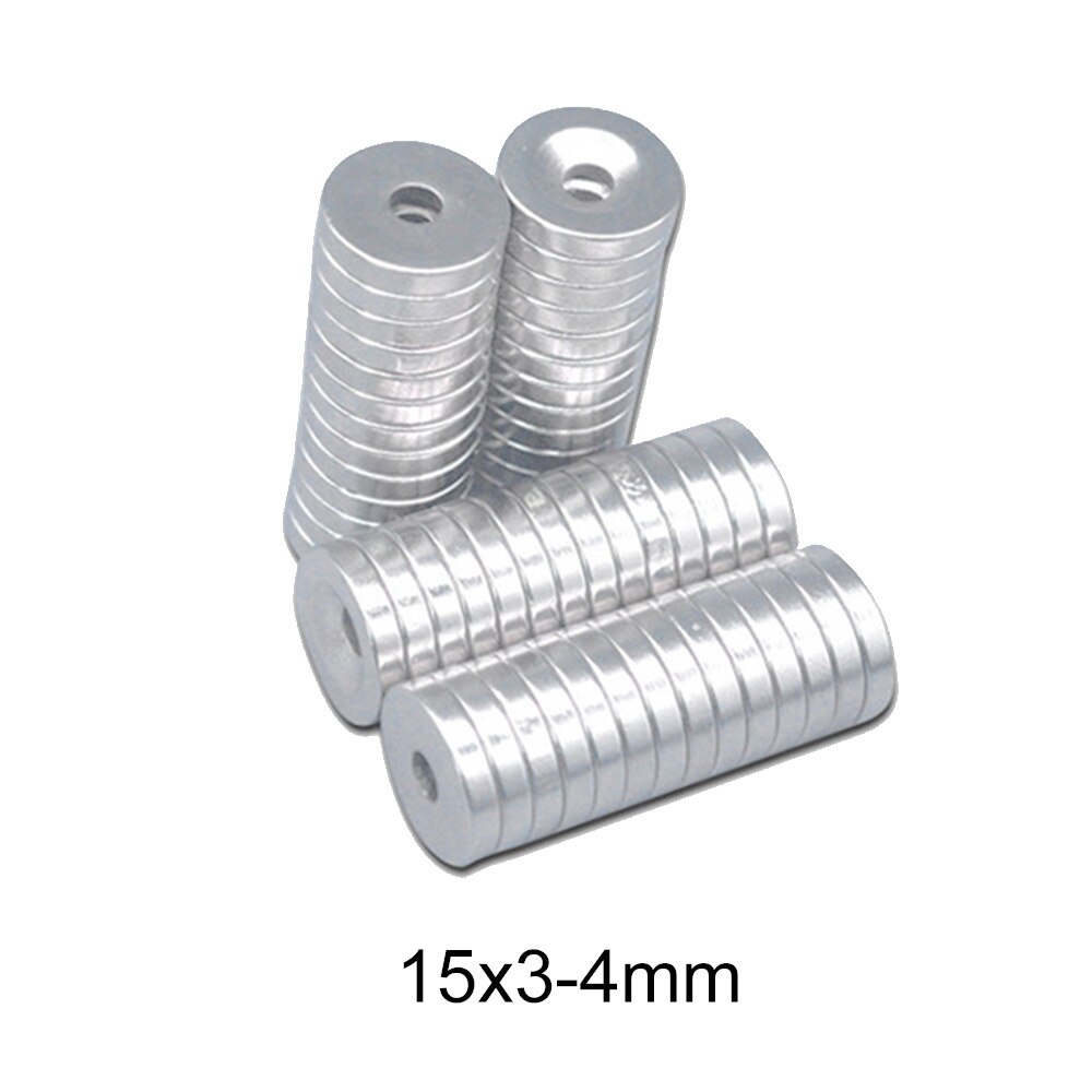 10 ~ 150 kpl 15 x 3-4 mm halkaisijaltaan magneetti 15 x 3 mm reikää 4mm pientä pyöreää upotettua magneettia 15 x 3-4mm neodyymilevymagneetti 15*3-4 mm