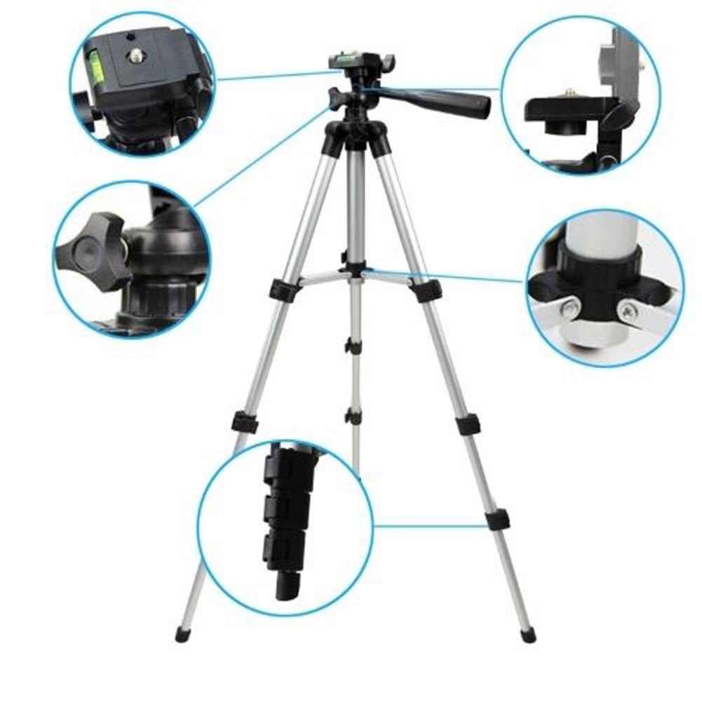 Universele Mini Draagbare Aluminium Statief Stand & Tas Voor Canon Nikon Camera Sony Panasonic Camera Statieven