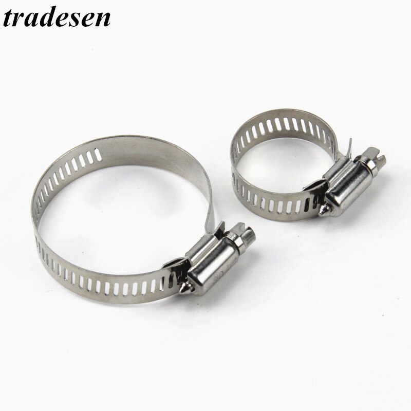 1 or 5pcs Pipe Clamps Genuine Jubilee Stainless Steel Hose Clips Fuel Hose Pipe Clamps Worm Drive Durable Anti-oxidation