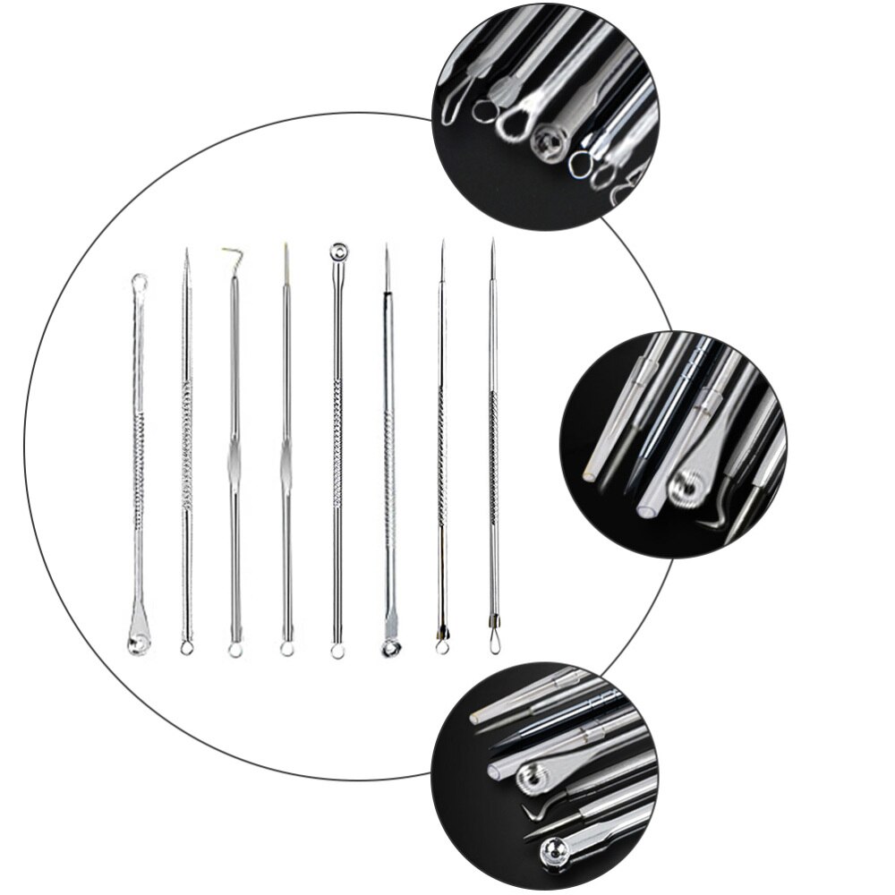 2 sets naalden mee-eter naald roestvrij staal acne pin acne pin voor gezicht doe-het-zelf thuis thuis