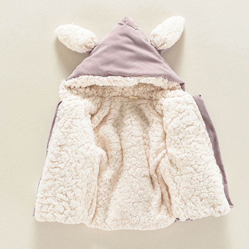 Voor Winter baby jongens meisje kleding outfits overalls dikke warme lamswol katoenen jas pasgeborenen baby kleding bovenkleding jassen