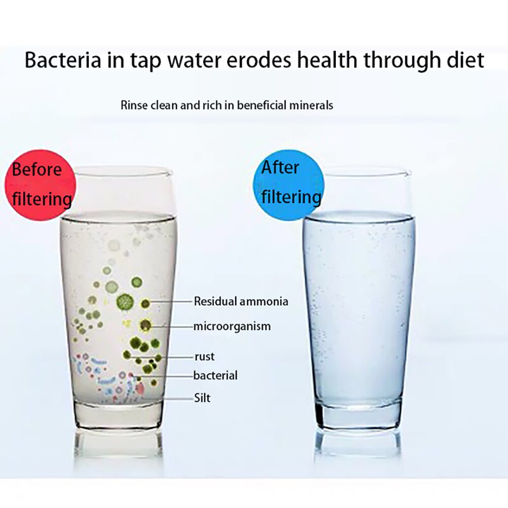 Wasser Filter Multifunktions Hause Küche Tap Wasser Filter Natürliche Diatomeen Keramik Purifier Food Grade Material Ist Leicht Zu Reinigen