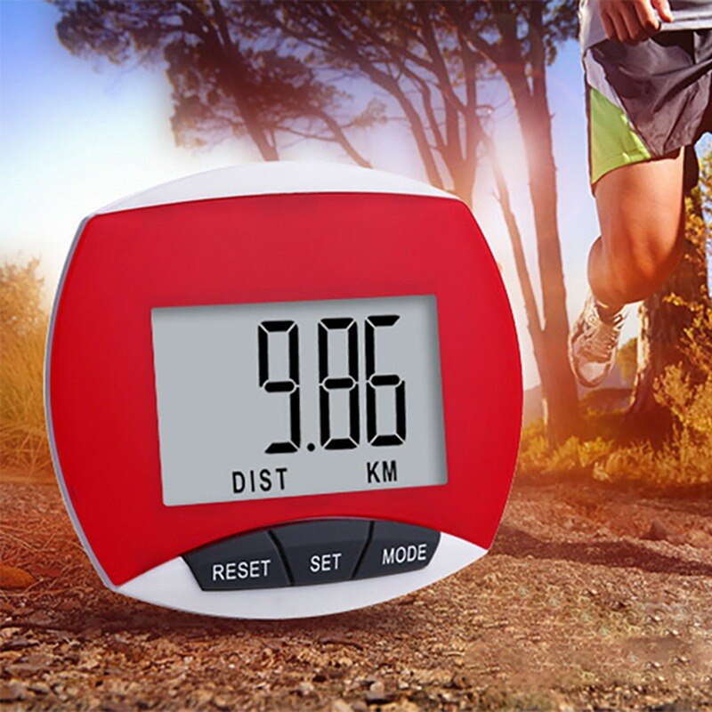 Fitness Running Digital Pedometer Waterproof Portable Digital Pedometer Step Movement Calories Counter For Walking Outdoor Sport