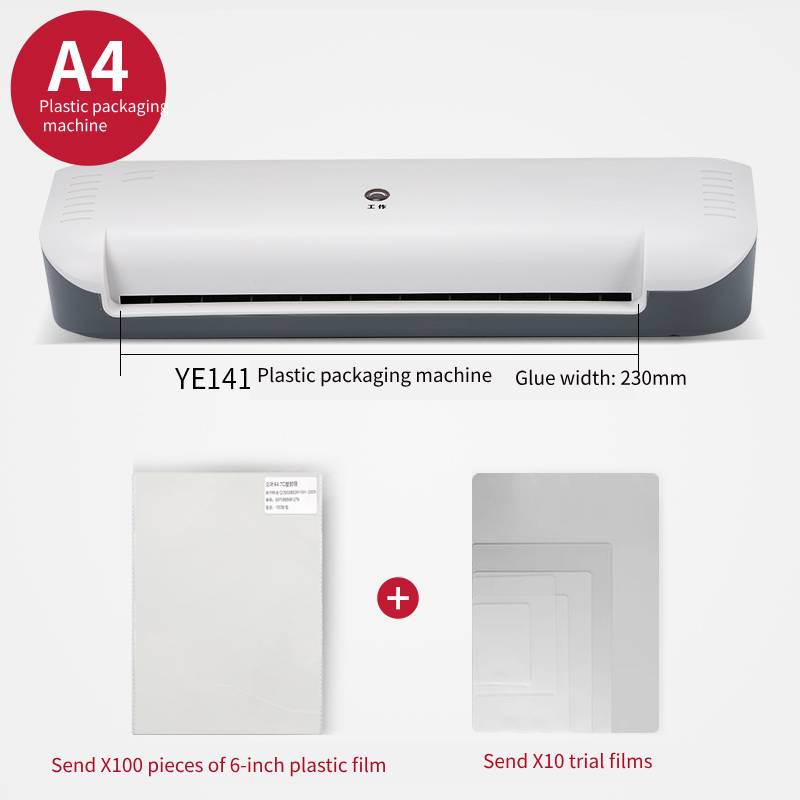 A3a4 Universal Laminating Machine Home Photo Mini Office Fully Automatic Laminating Photo Six-in-One Laminator: Silver