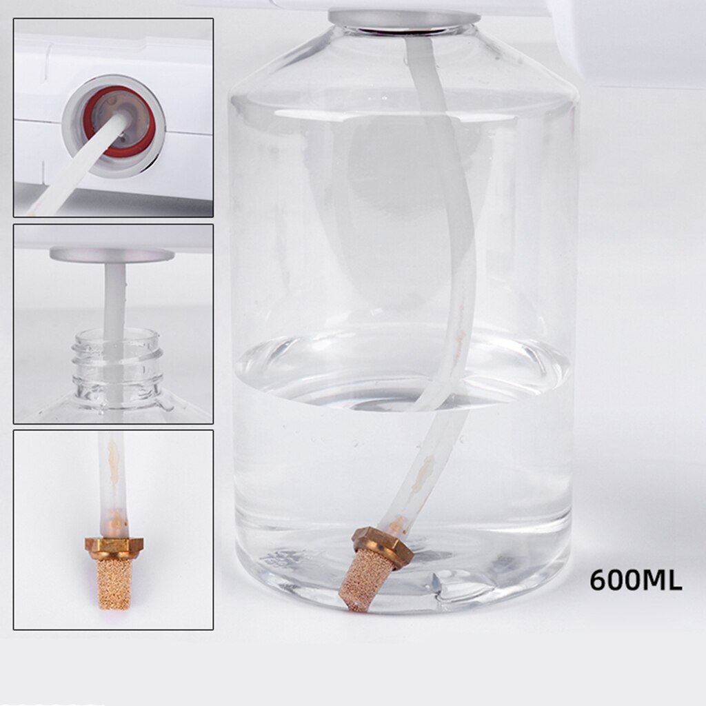 600mL Sanitizer Fogger Machine, Handheld Rechargeable Nano Mist Sprayer Sanitizer with Blue Light for Disinfec-tants